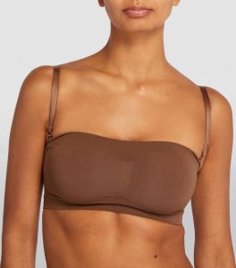 Are you supposed to wear a bra with a bandeau?