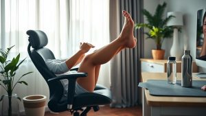 How to Burn Belly Fat With Chair Sitting Exercises
