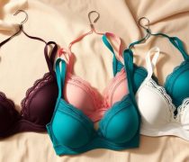 comfortable wire free plunge bras